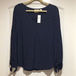 Maeve Polka Dot Blouse
